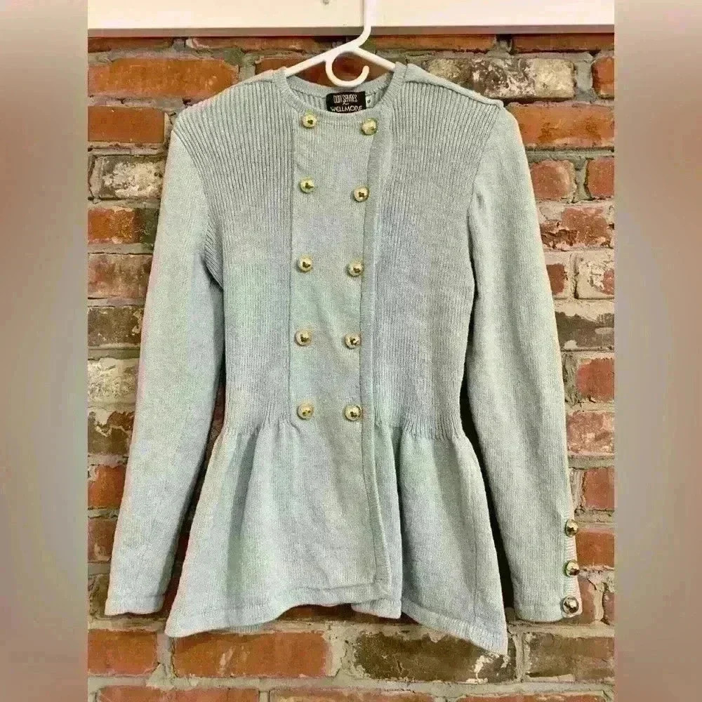 Don Sayres For Wellmore Disco Button Blouse Size 6